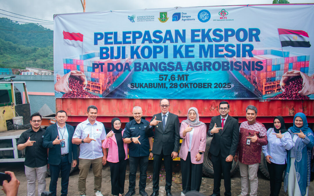 DBA Sukses Melaksanakan Kegiatan Pelepasan Ekspor Biji Kopi ke Mesir