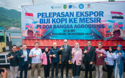 DBA Sukses Melaksanakan Kegiatan Pelepasan Ekspor Biji Kopi ke Mesir