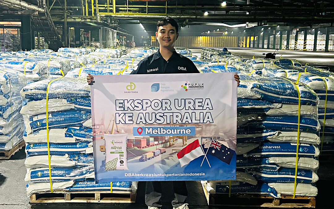 Proses Stuffing Pupuk Urea untuk Ekspor dengan Tujuan Australia 