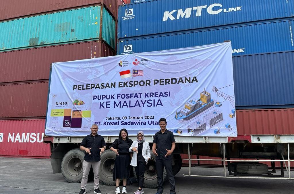 Ekspor Pupuk Fosfat Kreasi Tujuan Malaysia